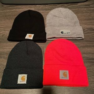 Lot of (4) Carhartt Winter Hats/Beanies